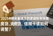 2025年债务重压下的家庭财务突围:房贷、消费贷、信用卡该如何调整?-财略网