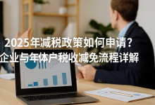 2025年减税政策实施指南:企业与个体户如何申请税收减免?-财略网