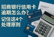 招商银行信用卡逾期怎么办?记住这4个处理原则账单压力下如何科学规划分期还款-财略网财略网